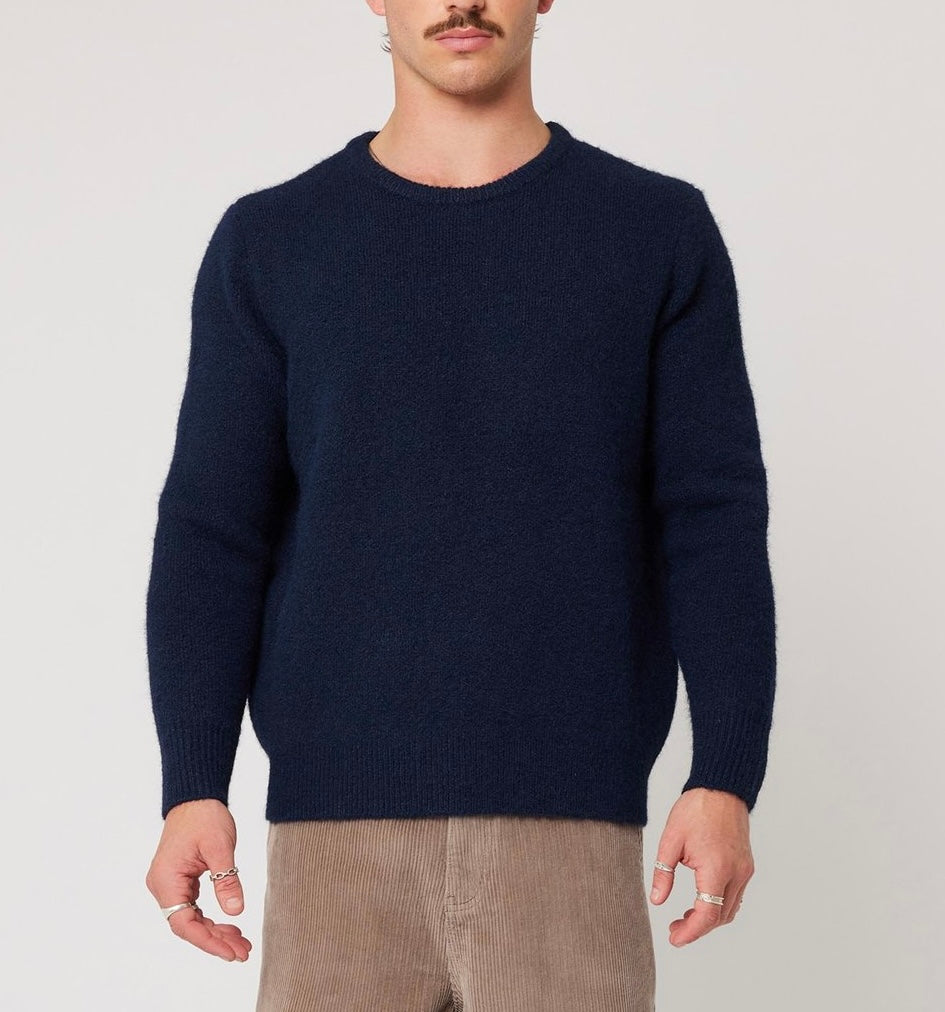 Teddy crew Knit - Navy