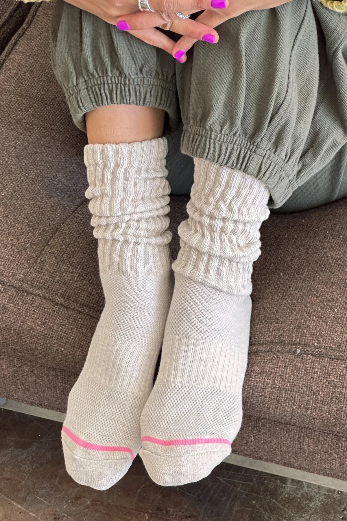 Ballet Socks- Oatmeal