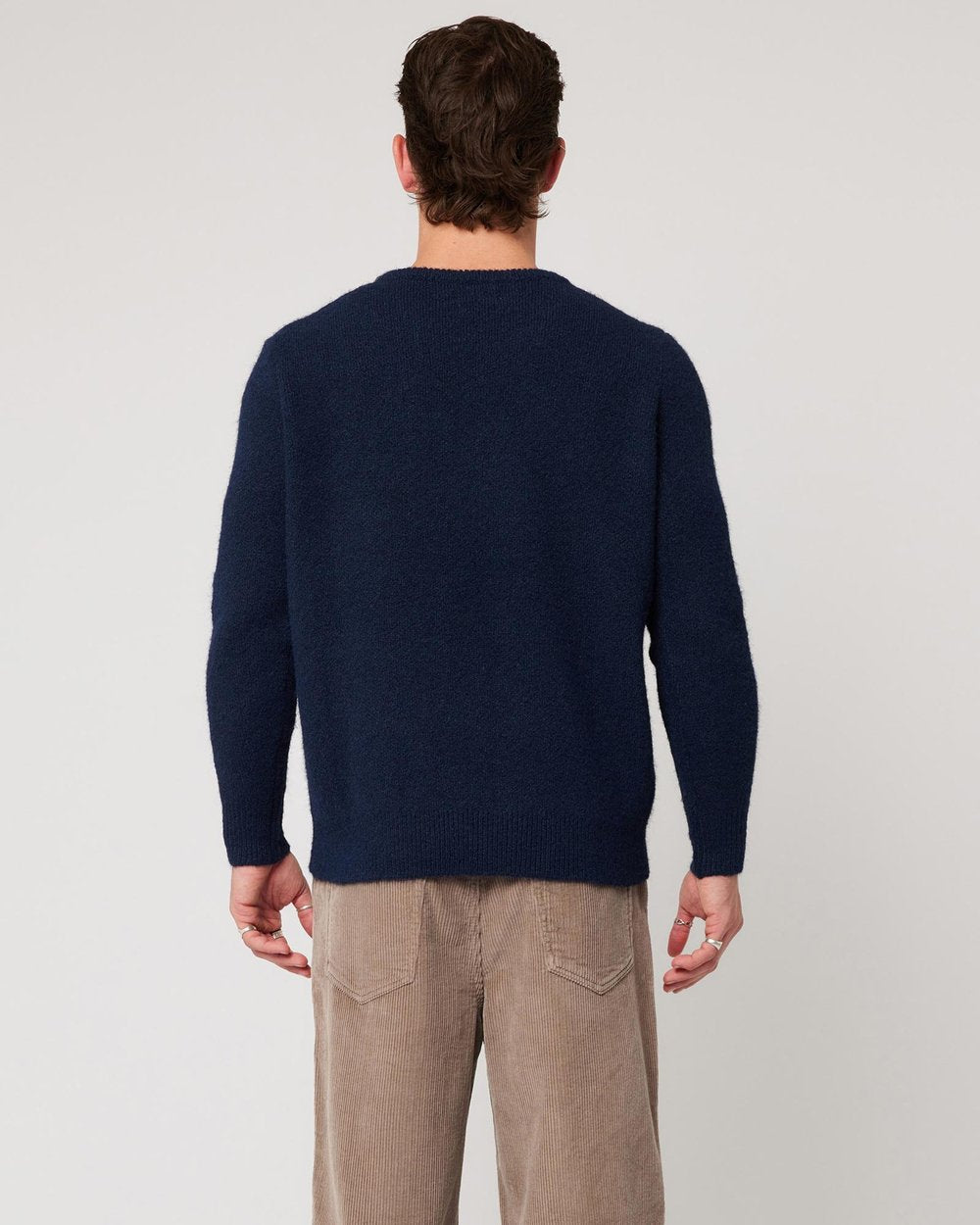 Teddy crew Knit - Navy