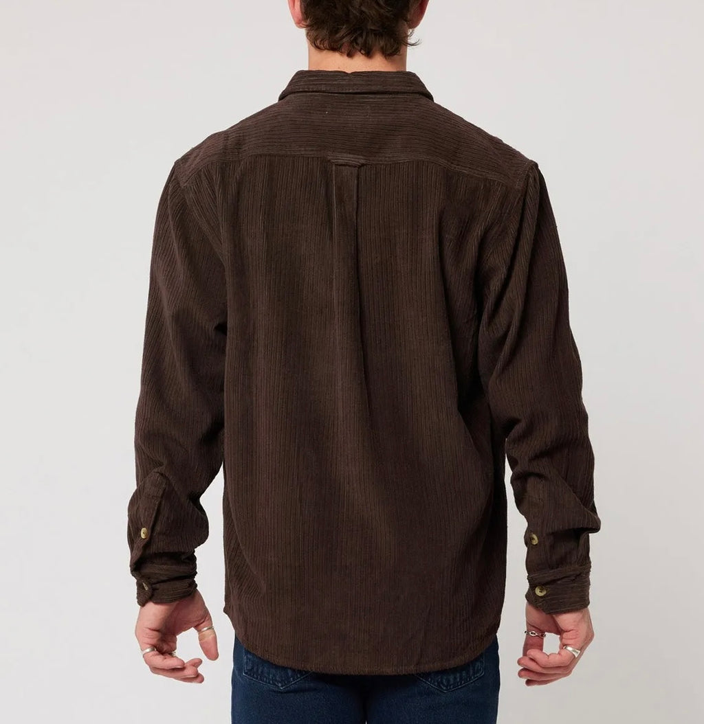 Trailer Chunky Cord Shirt - Brown