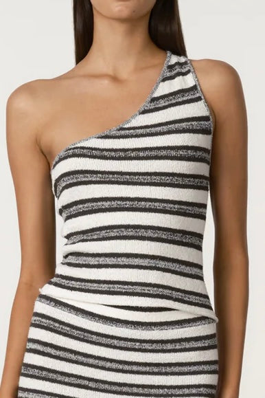 Marle Stripe Textured Knit Top