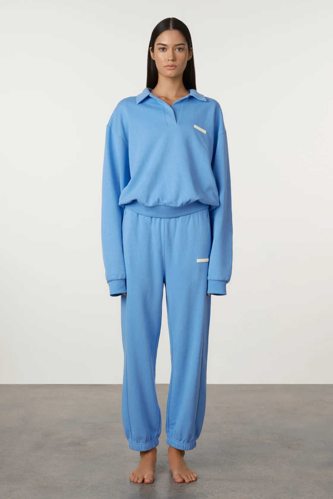 Cuffed Sport Sweatpant - Ocean Blue
