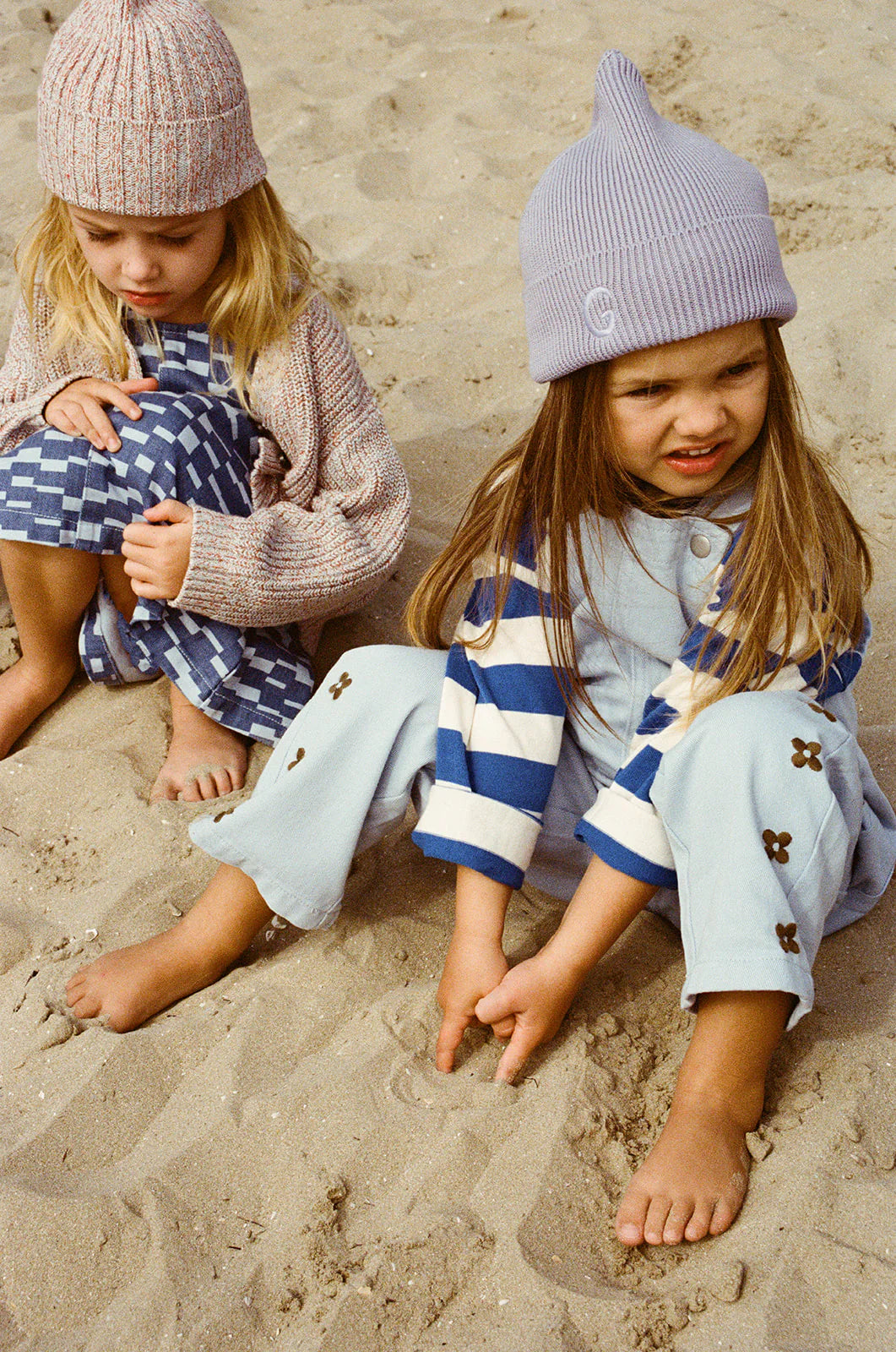 Organic Ribbed Super Pixie Beanie - Mauve