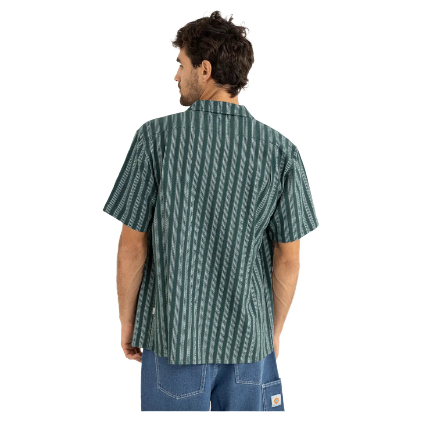 Eli Stripe SS Shirt - Teal