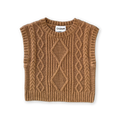 Chunky Cable Knit Vest