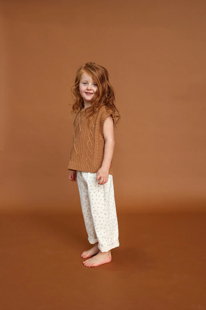 Chunky Cable Knit Vest