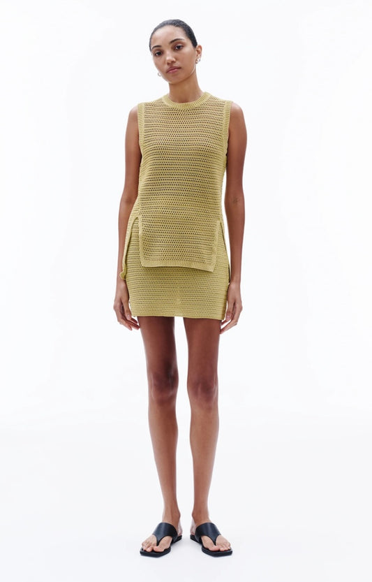 Marlo Knit Top- Kiwi