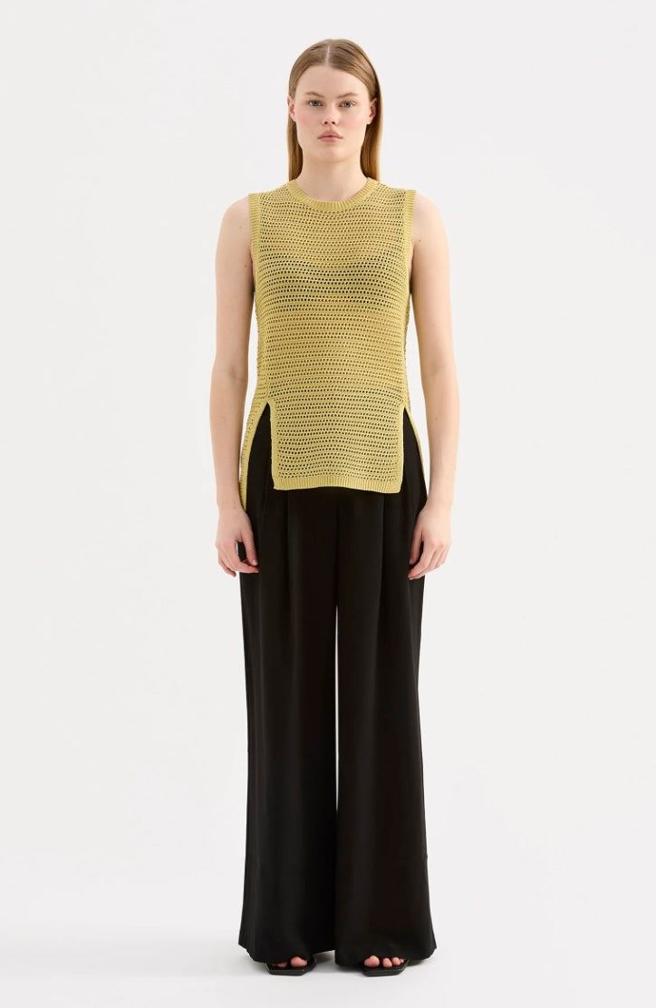 Marlo Knit Top- Kiwi