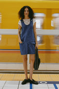 Franka Denim Mini Dress - Classic Wash