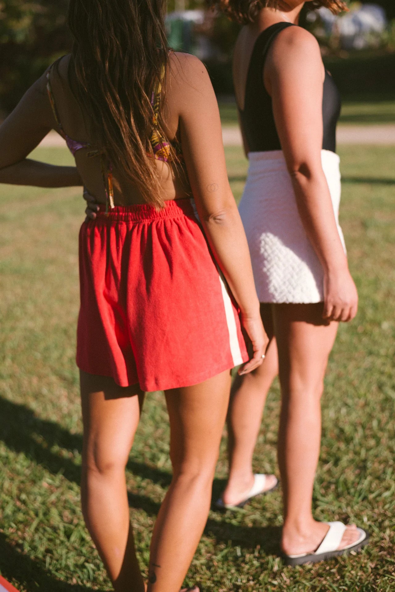 Terry Towelling Short- Chilli