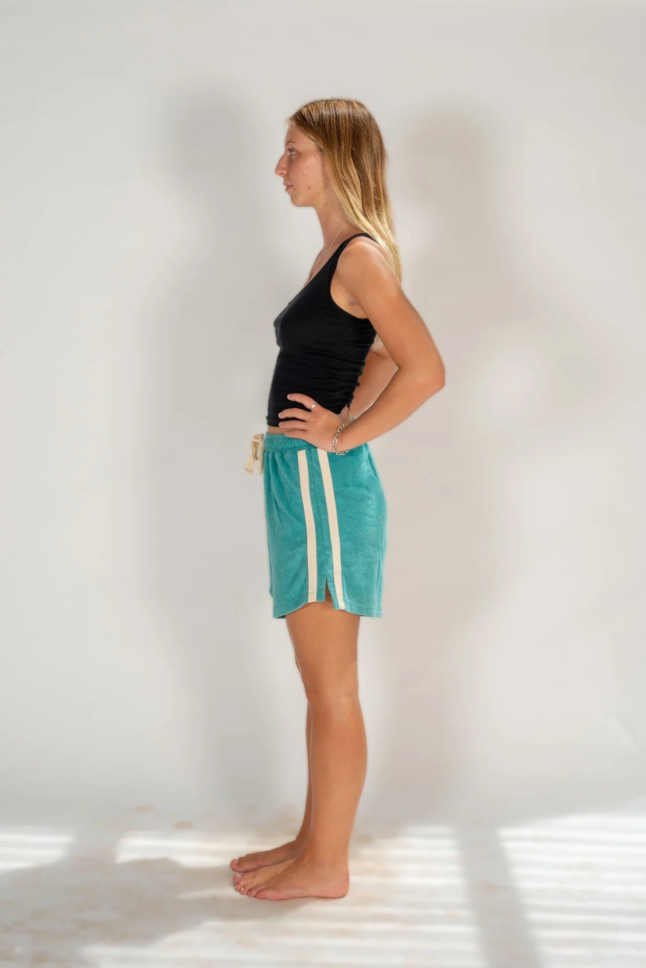 Terry Towelling Short- Blue Crush