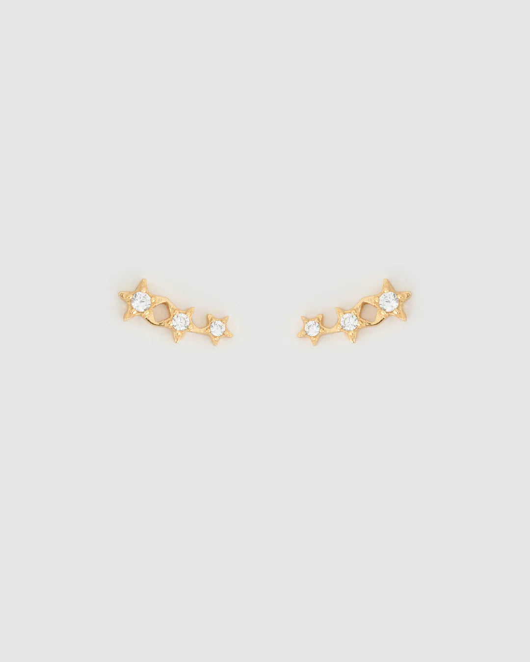 Astra Triple Star Earrings