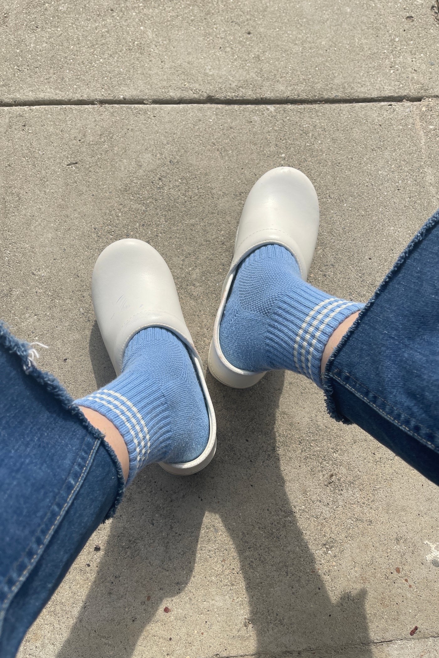 Girlfriend Socks- Parisian Blue