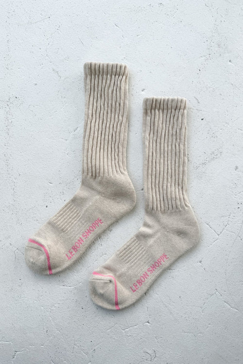 Ballet Socks- Oatmeal