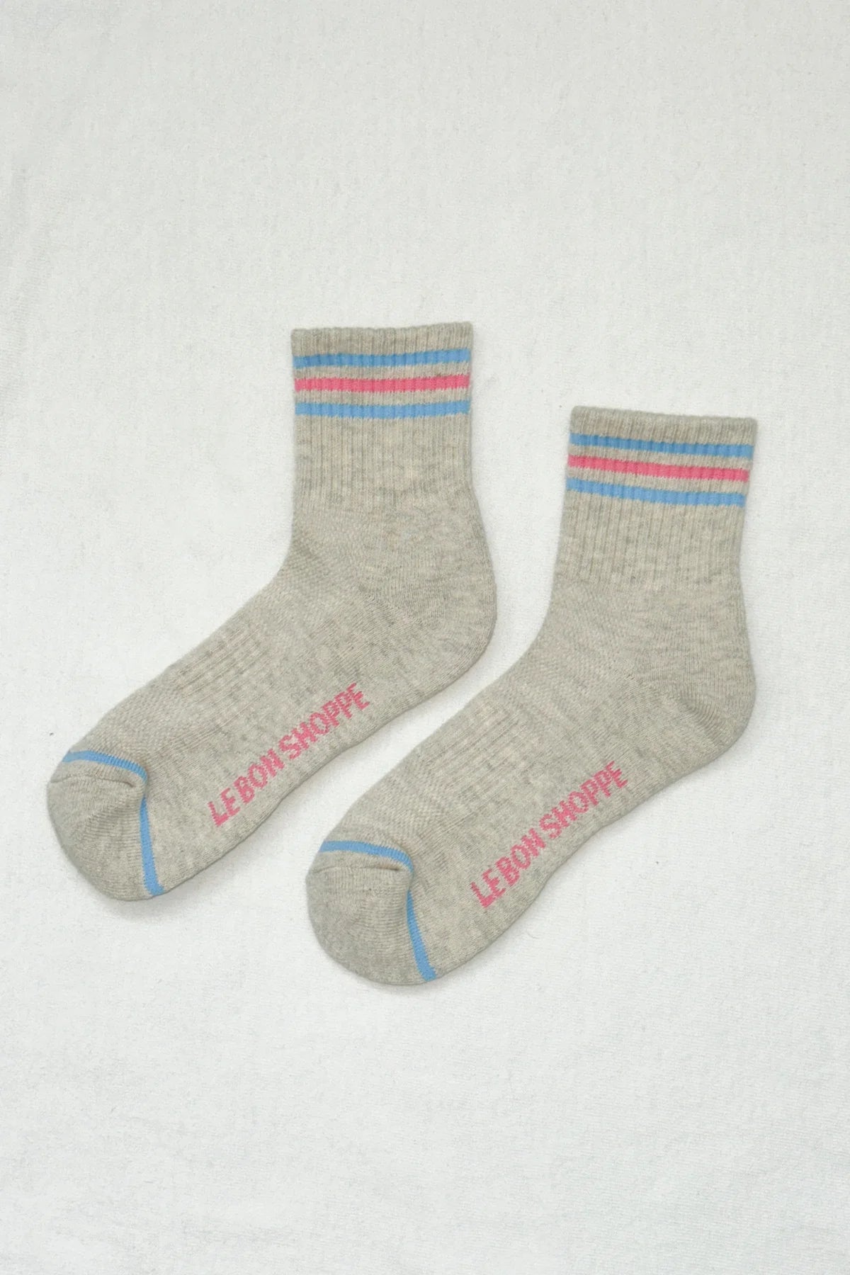 Girlfriend Socks- Bright Grey