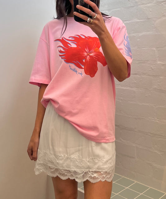 Mini Slip Skirt- White