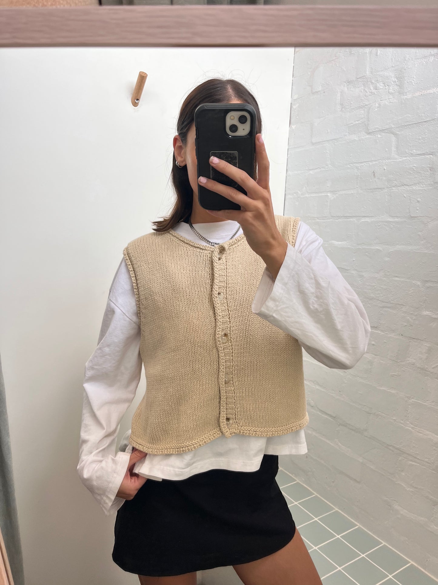 Raya Vest- Natural