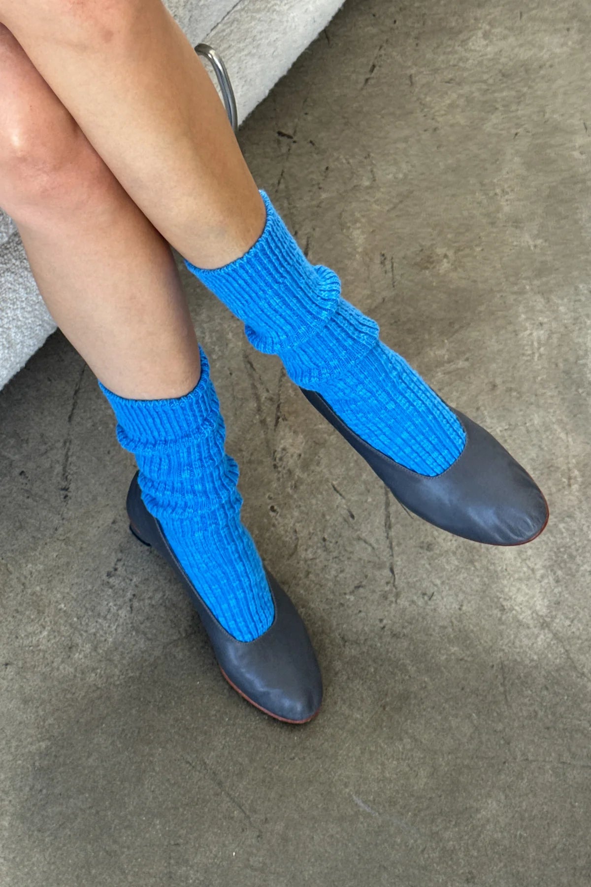 Cottage Socks- Laguna Blue
