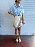 Anthea Wrap Skirt- Cream