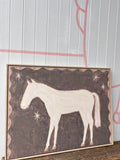 Pony Ash Frame Oil Canvas