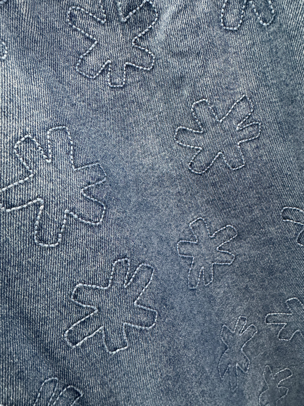 Organic Starlight Embroidery Denim Pant