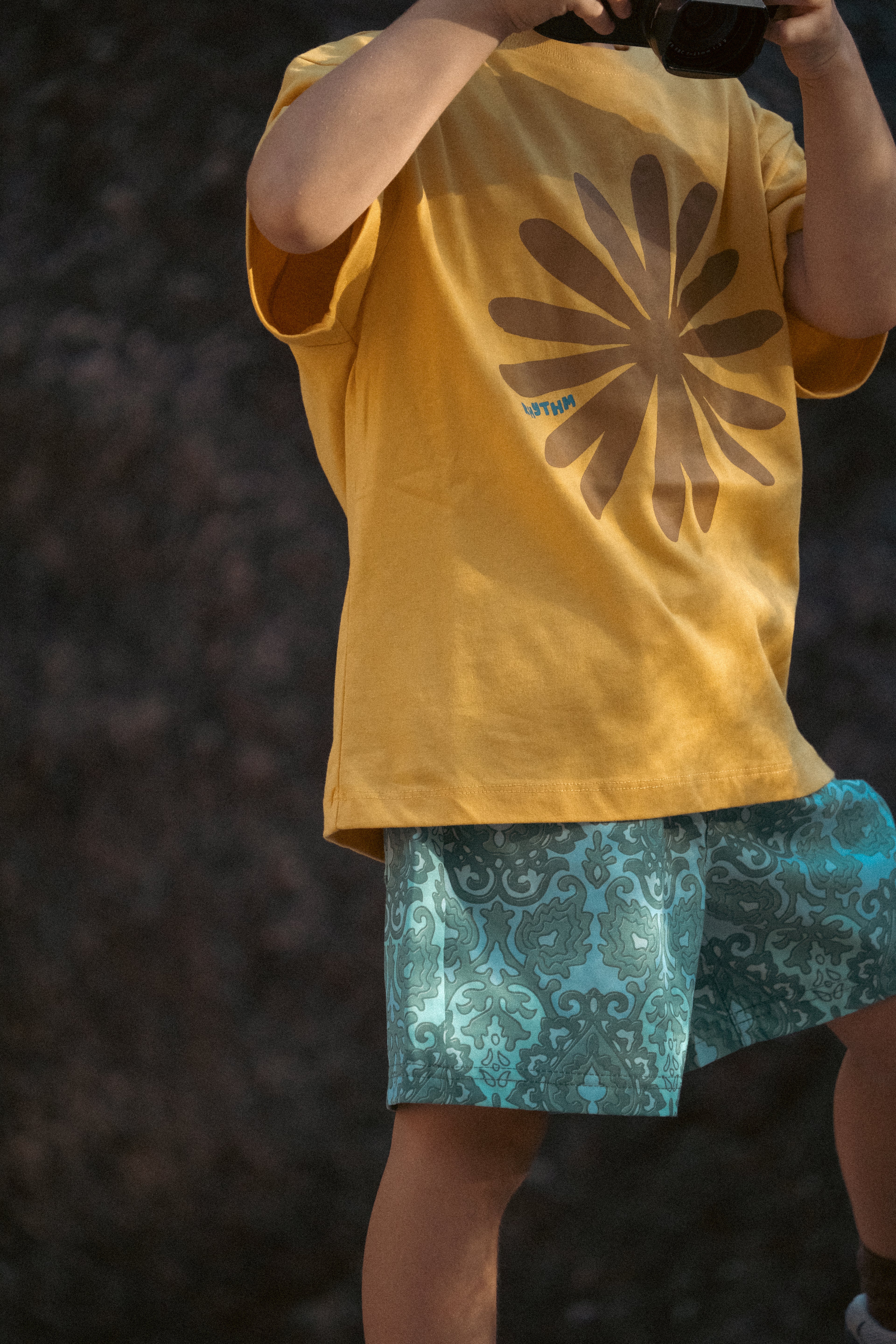 Kids Sun Ra SS T-Shirt- Yellow