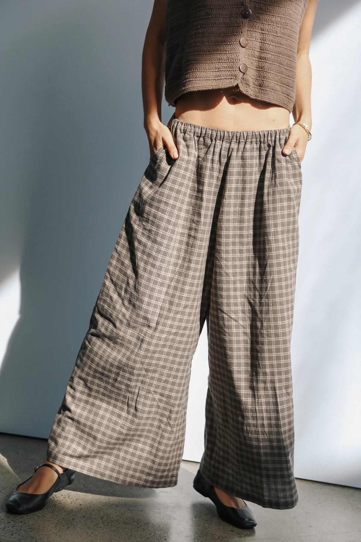 Ivy Pant Maple Gingham
