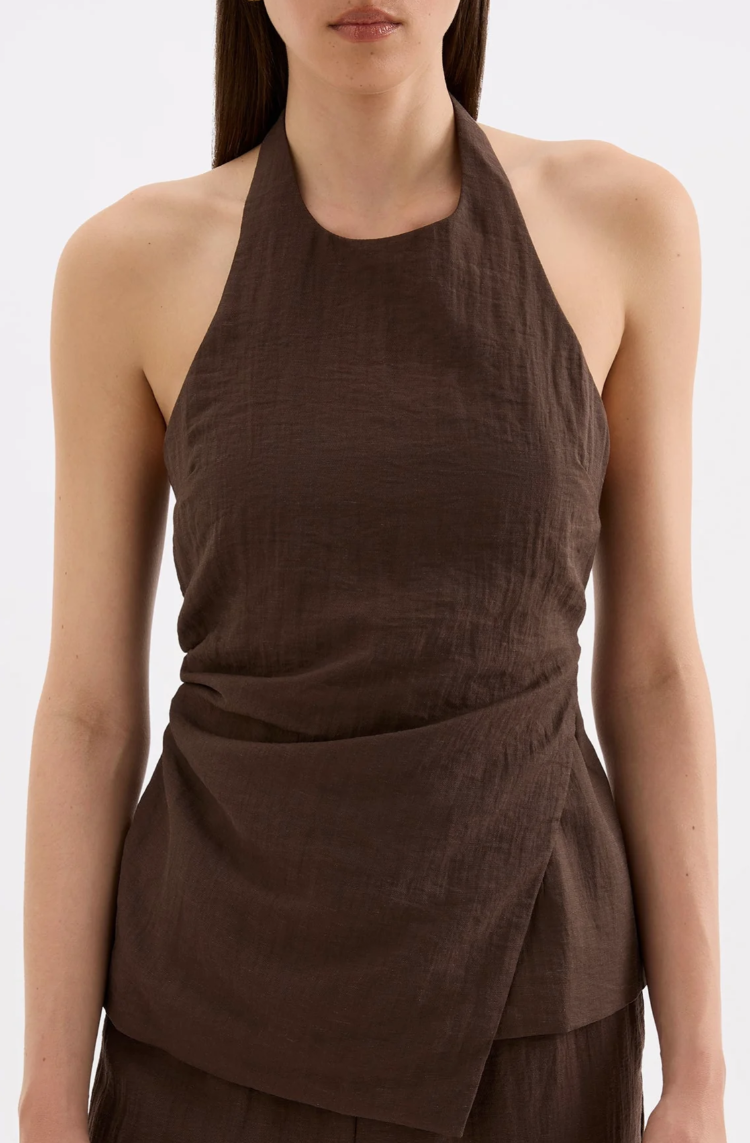 Juno Halter Top Chocolate
