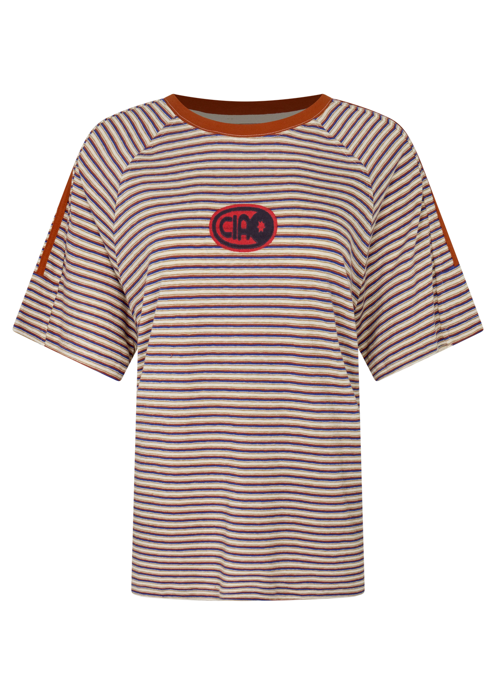 Amber Stripe Racer Tee