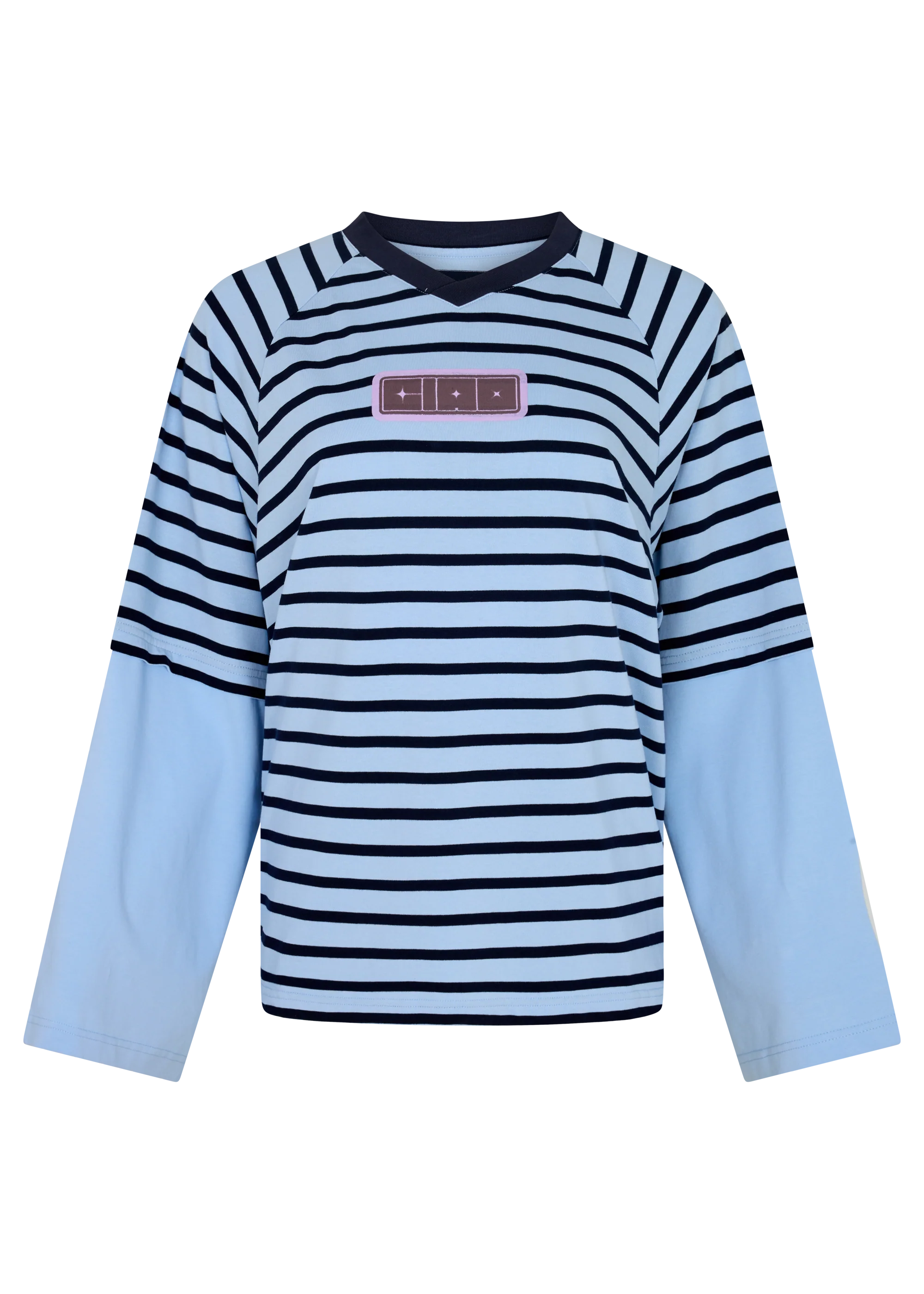 Double trouble LS Tee