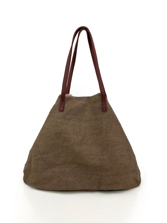 Carryall tote Bag- Khaki