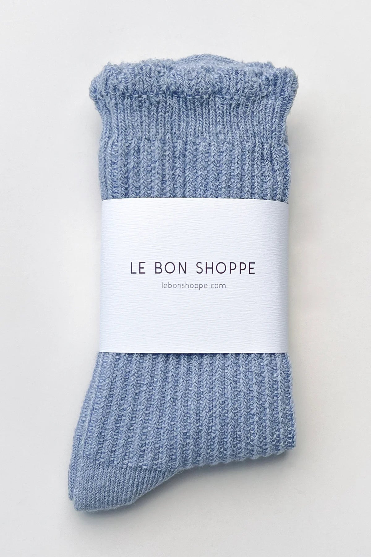 Linen Scallop- Pale Blue
