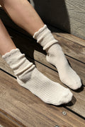 Linen Scallop- Naturel