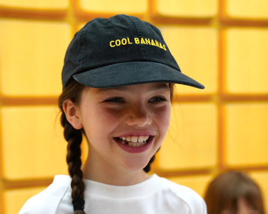 Cool Bananas Dad Cap in Black