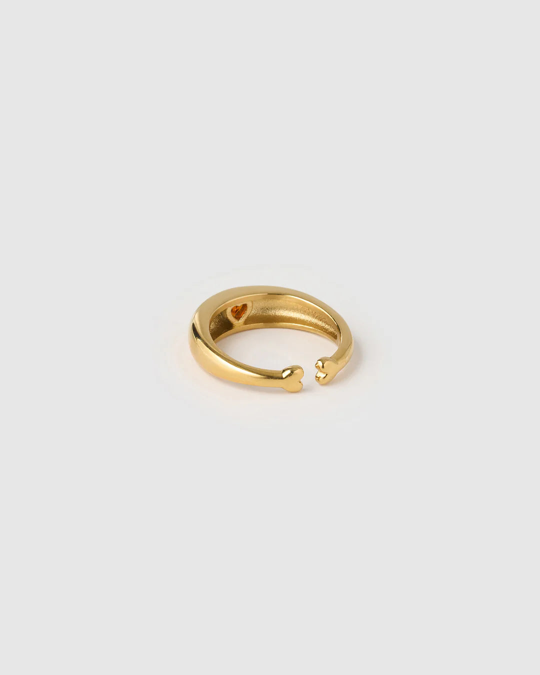 Mi Amor Gold Ring- Red