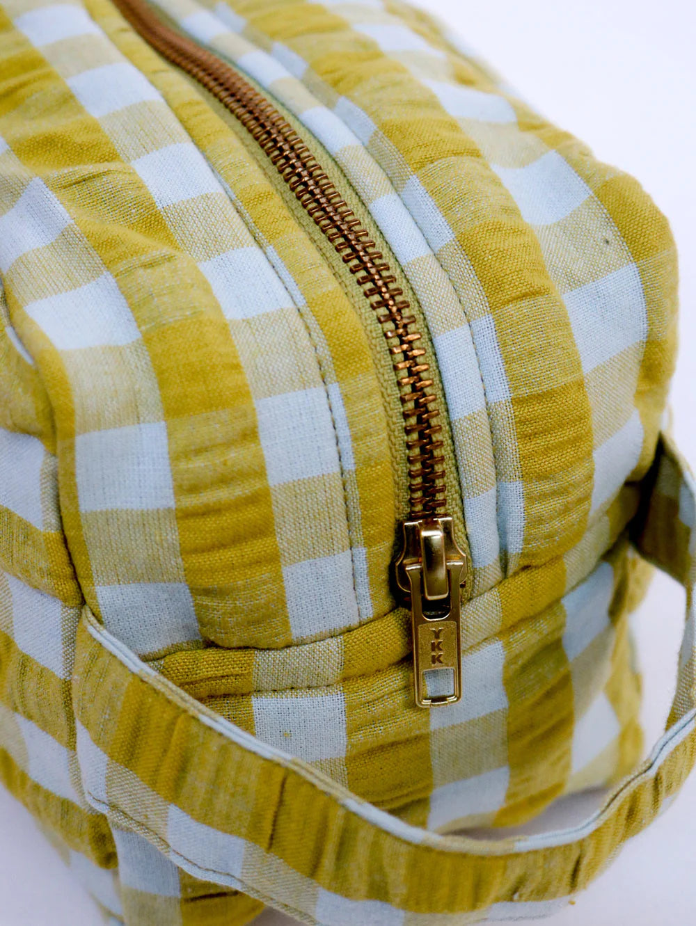 Citrus Seersucker dopp Kit