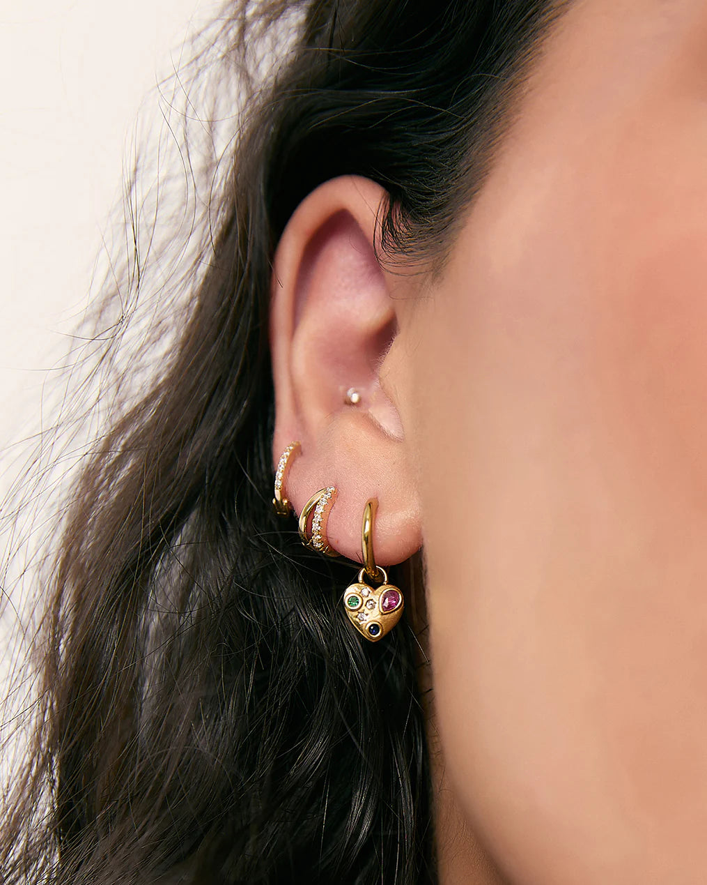 Bisous Heart Earrings