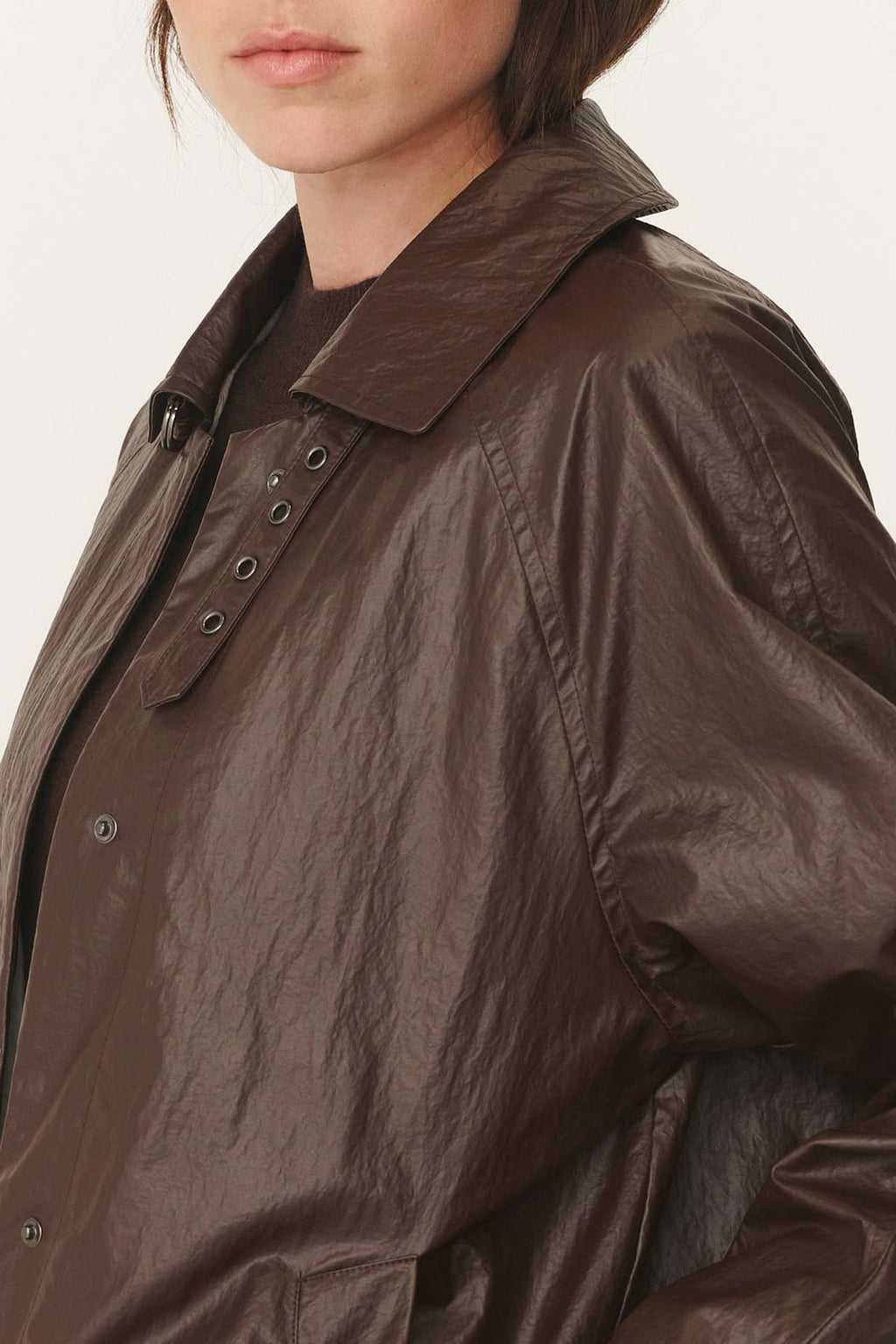 Marlow Coated Trench Coat
