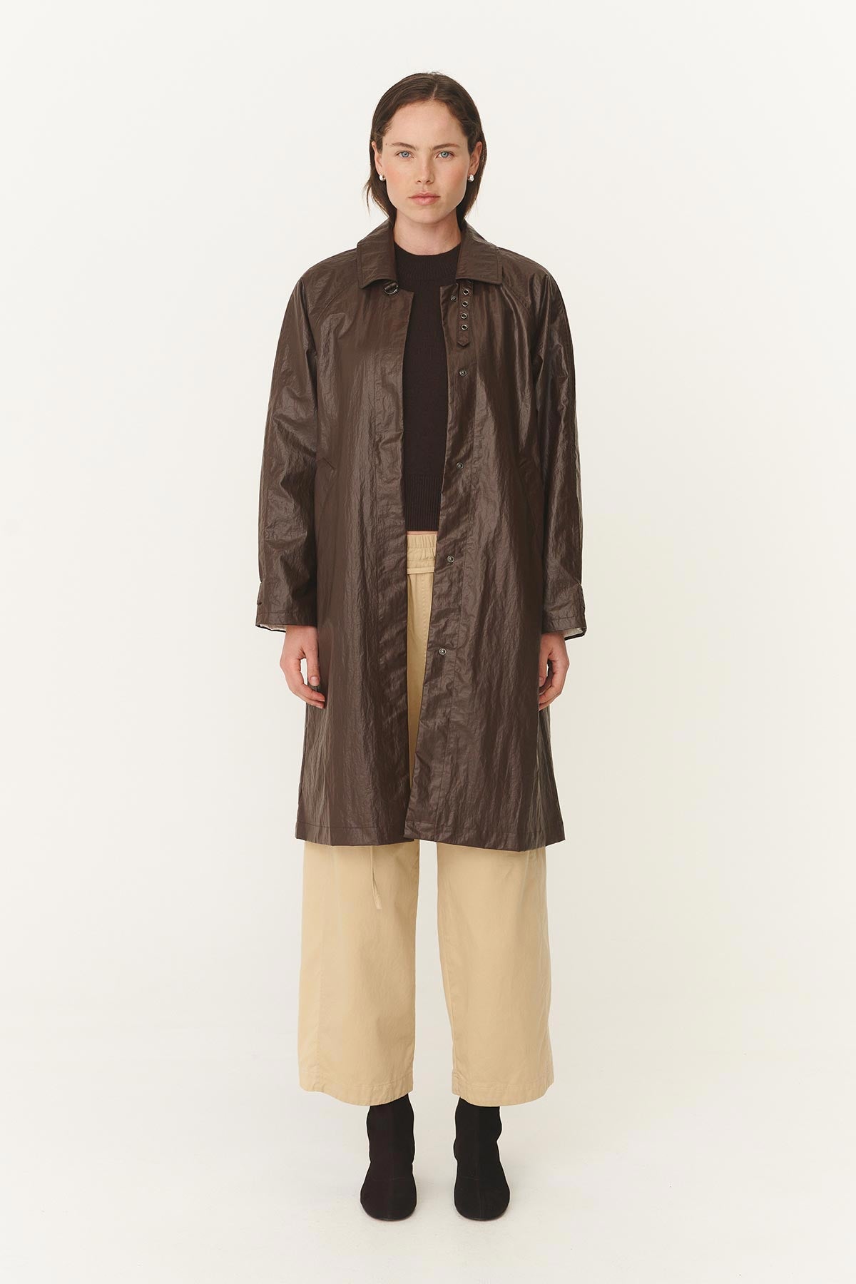 Marlow Coated Trench Coat