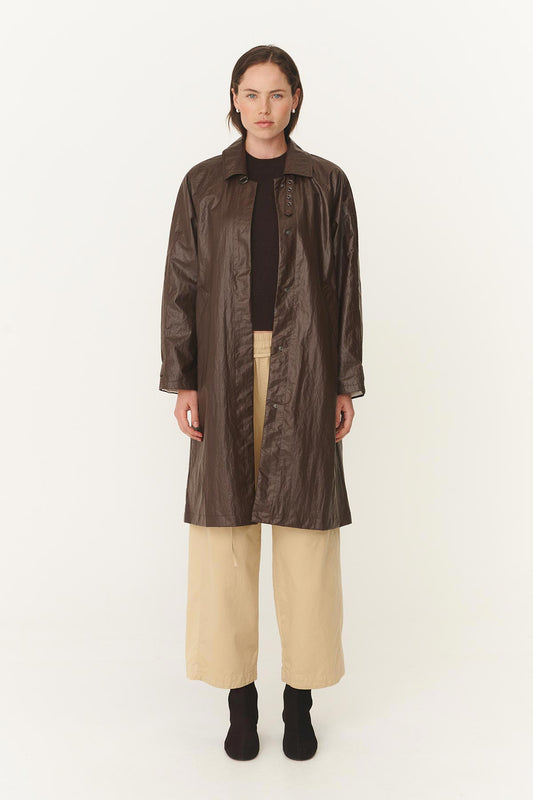 Marlow Coated Trench Coat