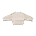 Organic Fringe Rib Knit Pull Over