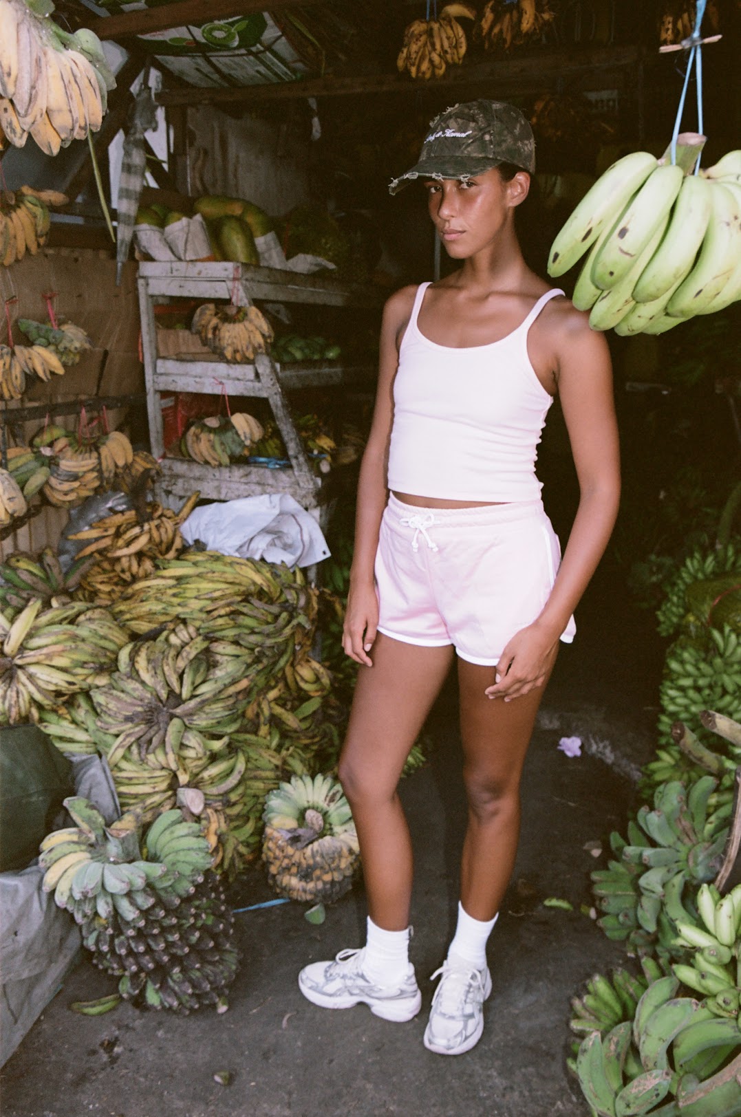 Pinky Ribbed Organic Singlet - Pink