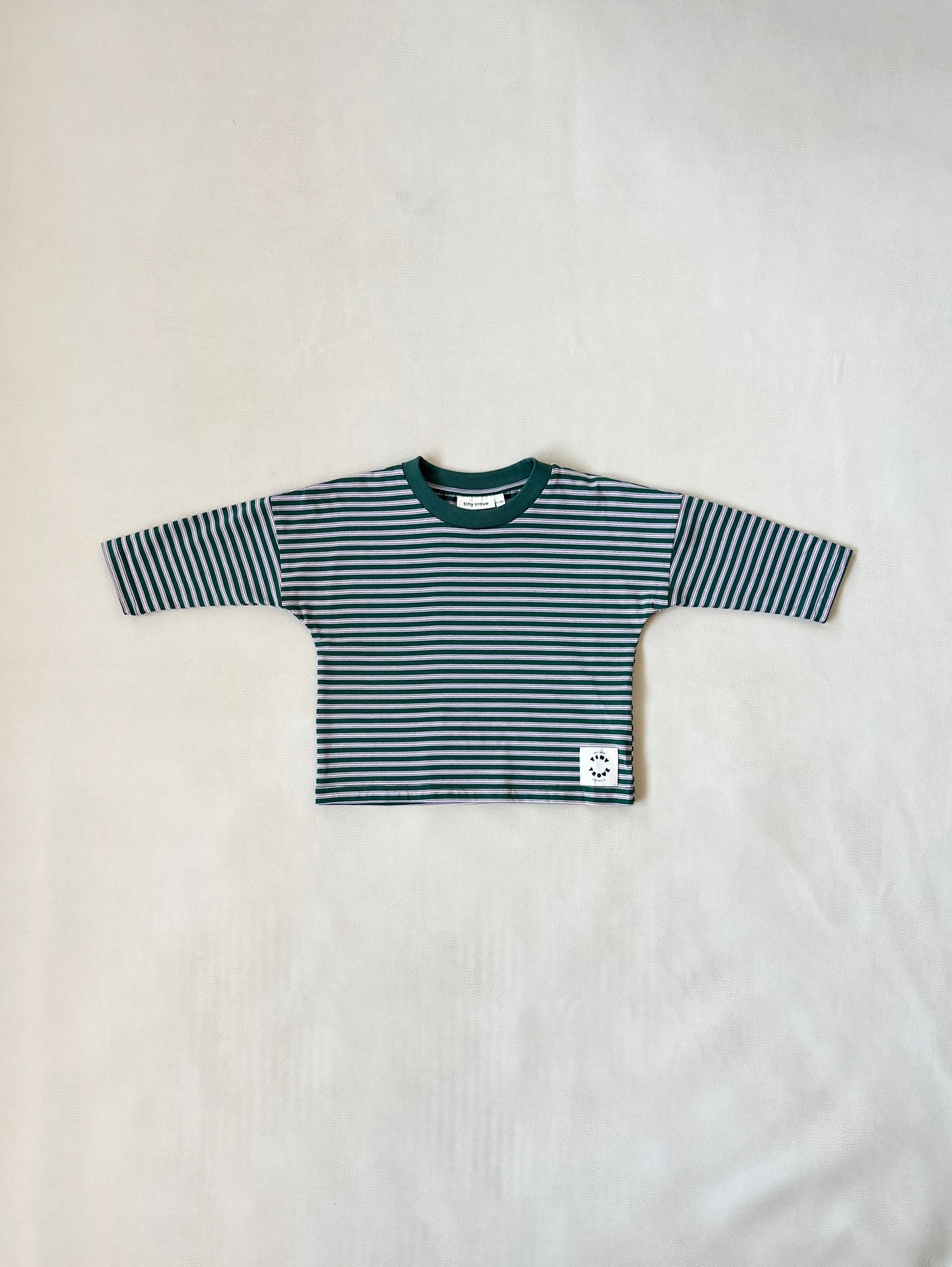 Penn Stripe LS Tee - Forest Stripe
