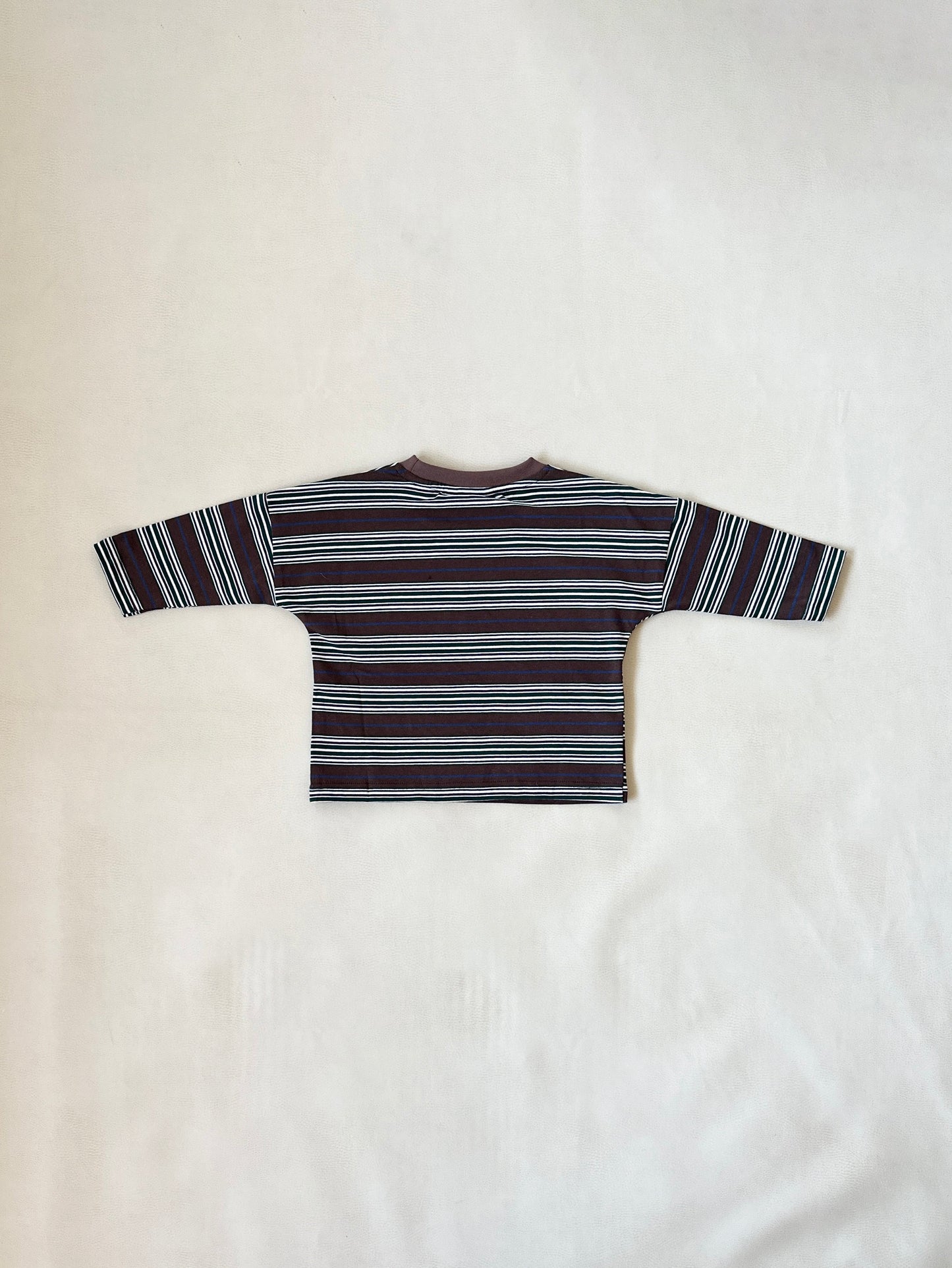 Penn Stripe LS Tee - Chocolate Rugby Stripe