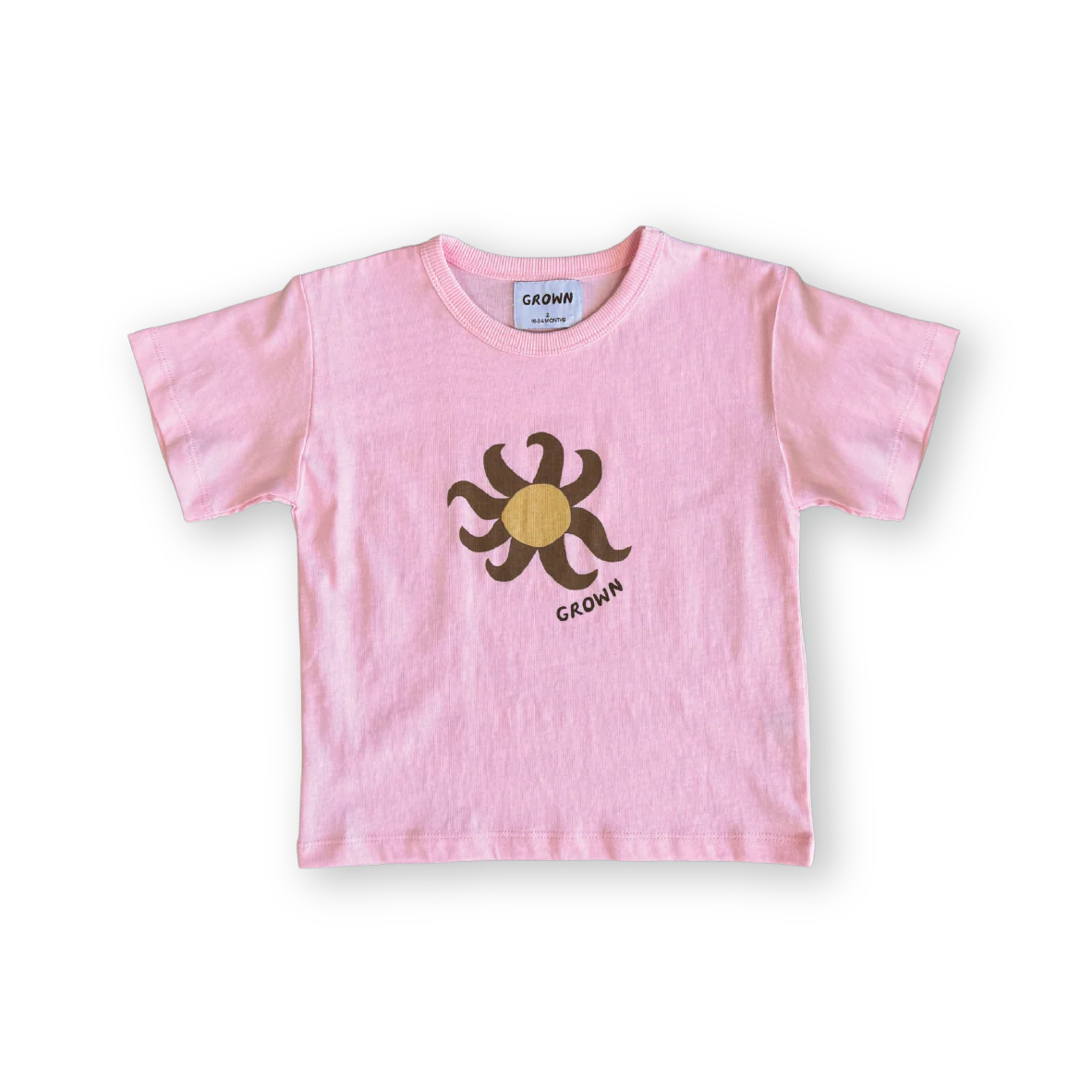Organic Sunny Tee- Pinky