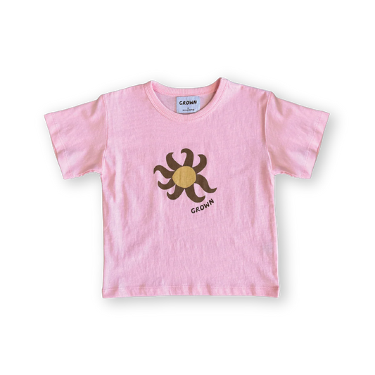 Organic Sunny Tee- Pinky