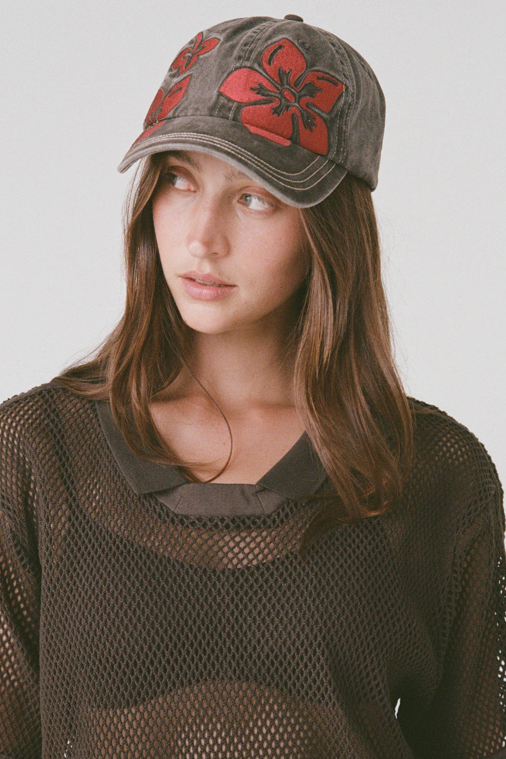 Hibiscus Cap - Washed Brown