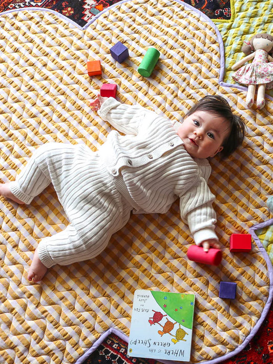 Mango Seersucker Playmat