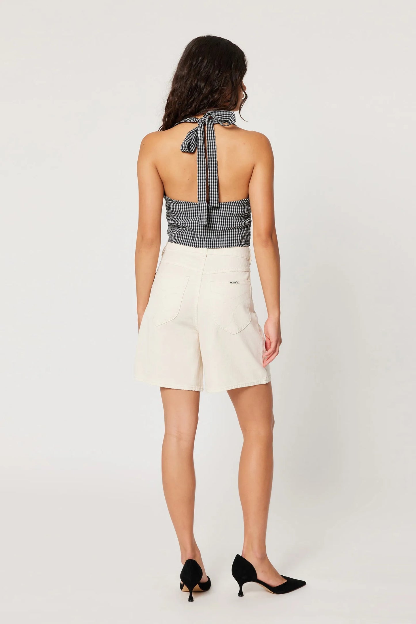 Halter Vest Gingham