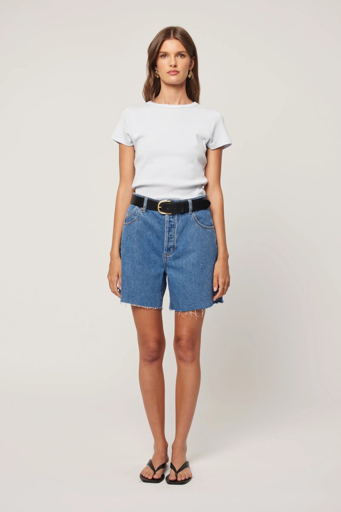 90S RELAXED SHORT RIVER BLUE